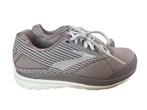 Brooks Addiction Walker Suede Walking Shoes Women's Shark/Alloy/Oyster Size 9